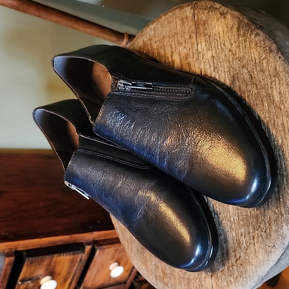 AEROSOLES leather loafers 7m black - Picture 1 of 11